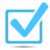 Approved icon box with a green tick ok, Check mark vector